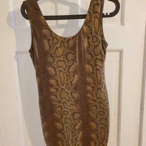 Snake Skin  night out dress
